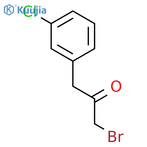 1-Bromo-3-(3-chlorophenyl)propan-2-one structure