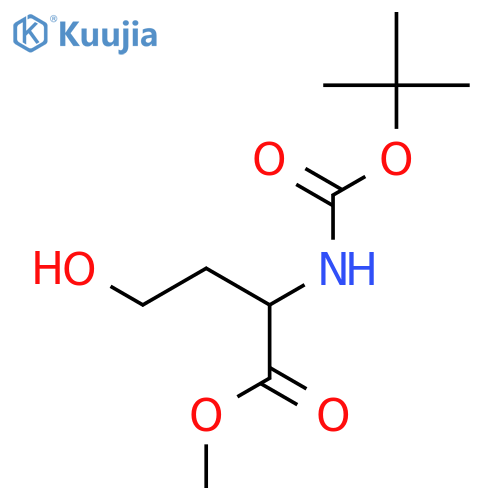 N-Boc-L-homoserine Methyl Ester structure