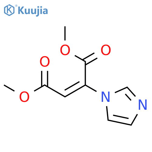 dimethyl 2-imidazol-1-ylbut-2-enedioate structure