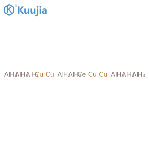 Aluminum, compd. with cerium and copper (8:1:4) structure