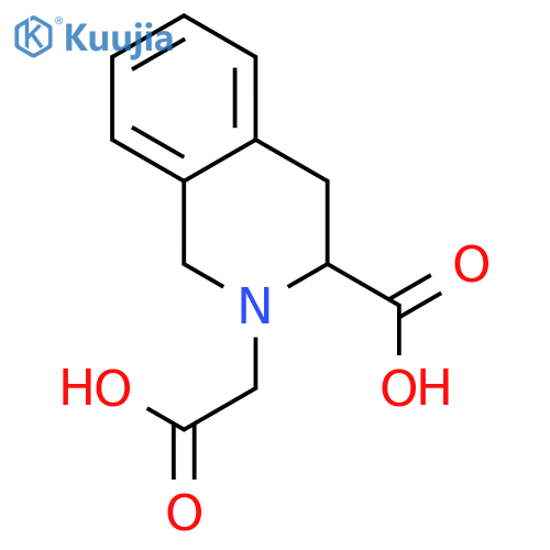 2(1H)-Isoquinolineacetic acid, 3-carboxy-3,4-dihydro- structure