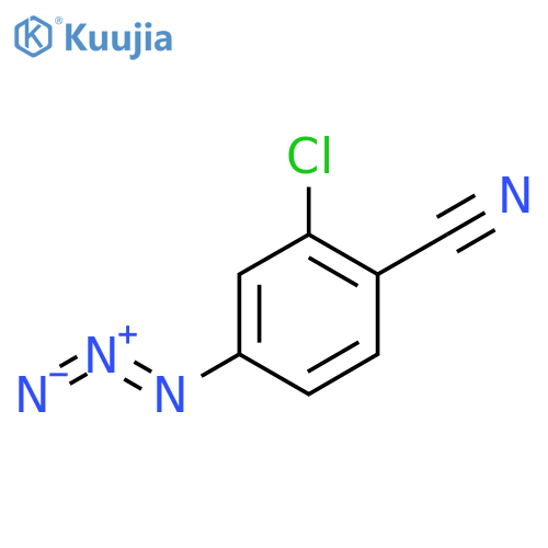 4-AZIDO-2-CHLOROBENZONITRILE structure
