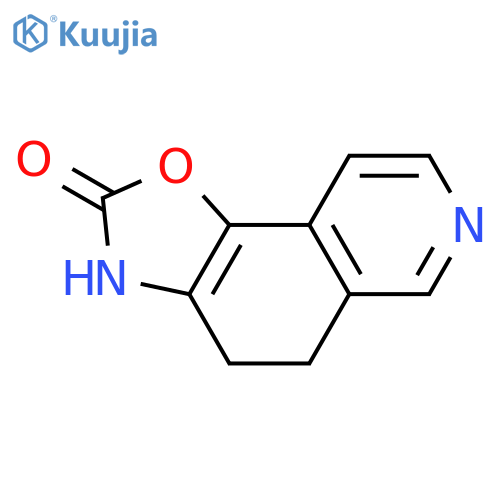Oxazolo[5,4-f]isoquinolin-2(3H)-one, 4,5-dihydro- structure