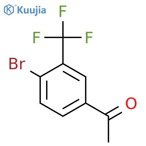ETHANONE, 1-[4-BROMO-3-(TRIFLUOROMETHYL)PHENYL]- structure