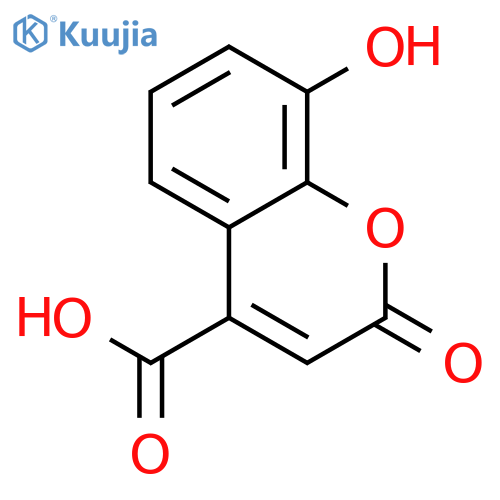 8-hydroxy-2-oxo-2H-chromene-4-carboxylic acid structure