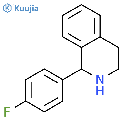 1-(4-Fluorophenyl)-1,2,3,4-tetrahydroisoquinoline structure