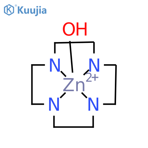 Zinc(2+), aqua(1,4,7,10-tetraazacyclododecane-κN1,κN4,κN7,κN10)-, (SP-5-12)- structure