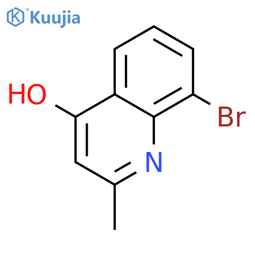 8-Bromo-2-methylquinolin-4-ol structure