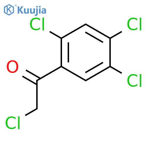 Ethanone,2-chloro-1-(2,4,5-trichlorophenyl)- structure