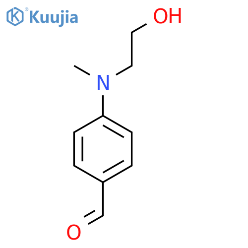 4-(2-Hydroxyethyl)methylaminobenzaldehyde structure