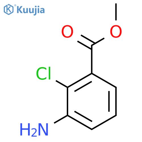 Methyl 3-amino-2-chlorobenzoate structure