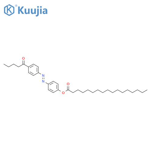 Heptadecanoic acid,4-[[4-(1-oxopentyl)phenyl]azo]phenyl ester, (E)- (9CI) structure