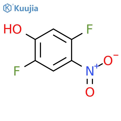 2,5-Difluoro-4-nitrophenol structure