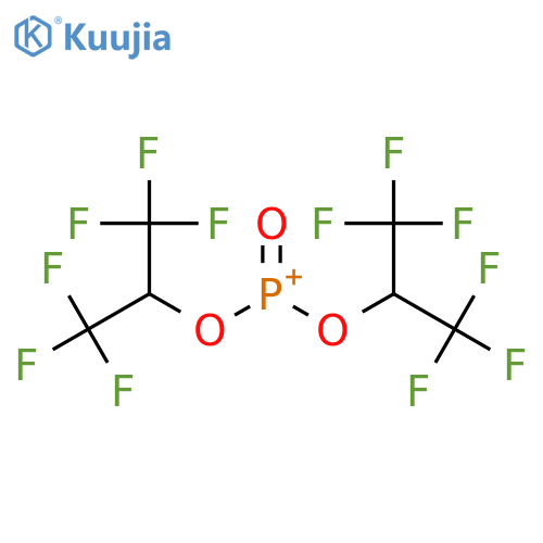 Phosphonic acid,bis[2,2,2-trifluoro-1-(trifluoromethyl)ethyl] ester structure