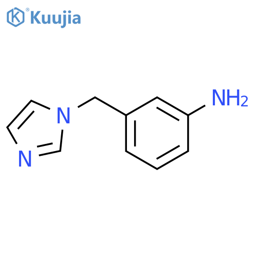 3-(1H-Imidazol-1-ylmethyl)aniline structure