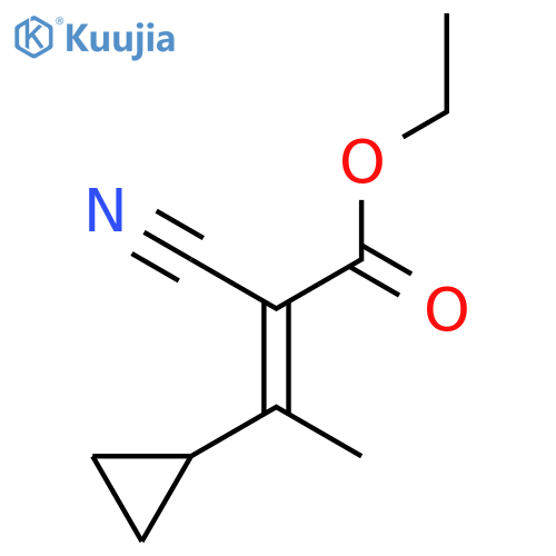 2-cyano-3-cyclopropyl-ξ-crotonic acid ethyl ester structure