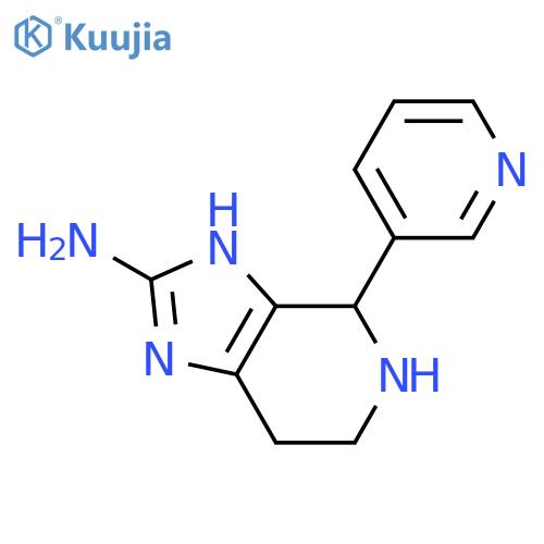4,5,6,7-tetrahydro-4-(3-pyridinyl)-3H-Imidazo[4,5-c]pyridin-2-amine structure