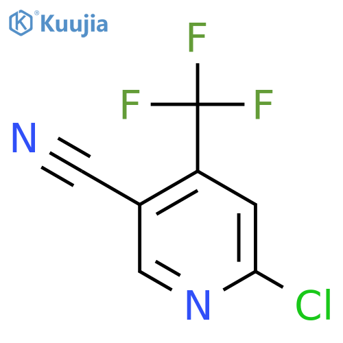 6-CHLORO-4-(TRIFLUOROMETHYL)PYRIDINE-3-CARBONITRILE structure