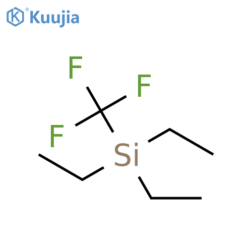 Triethyl(trifluoromethyl)silane structure