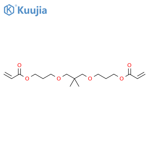 2-Propenoic acid, 1,1'-[(2,2-dimethyl-1,3-propanediyl)bis(oxy-3,1-propanediyl)] ester structure