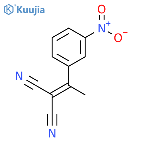 Propanedinitrile, [1-(3-nitrophenyl)ethylidene]- structure