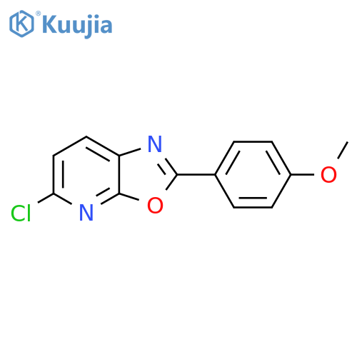 5-Chloro-2-(4-methoxyphenyl)oxazolo[5,4-B]pyridine structure