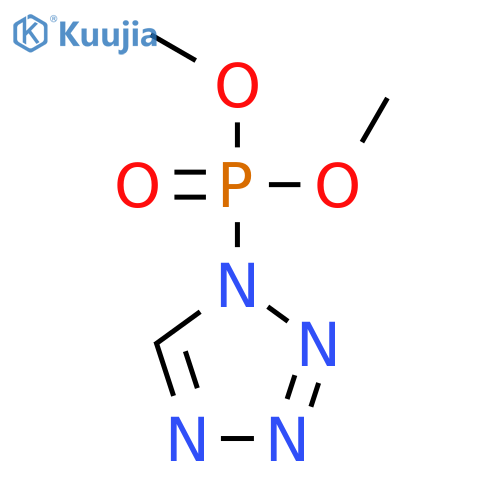 Phosphonic acid, 1H-tetrazol-1-yl-, dimethyl ester structure