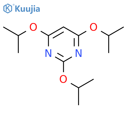 Pyrimidine, 2,4,6-tris(1-methylethoxy)- structure