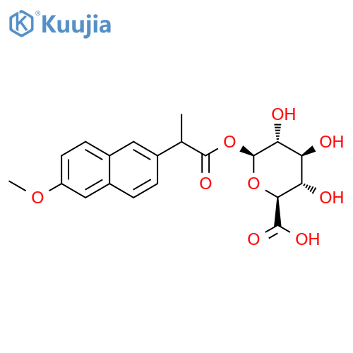 Naproxen-acyl-β-d-glucuronide structure