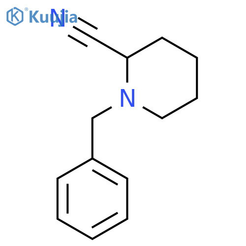 2-Piperidinecarbonitrile, 1-(phenylmethyl)- structure