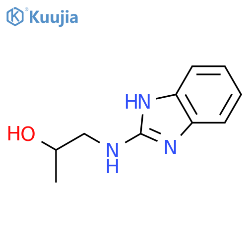 1-(1H-benzimidazol-2-ylamino)propan-2-ol structure