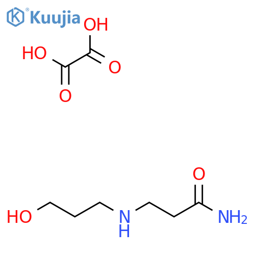 n3-(3-Hydroxypropyl)-β-alaninamideethanedioate(salt) structure
