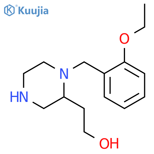 2-[1-(2-Ethoxybenzyl)-2-piperazinyl]ethanol structure