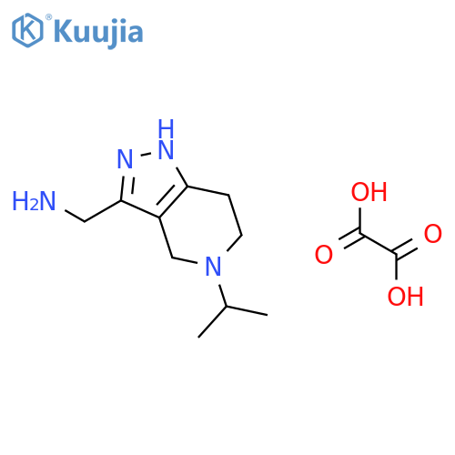 1-5-(Propan-2-yl)-4,5,6,7-tetrahydro-1H-pyrazolo4,3-cpyridin-3-ylmethanamine structure