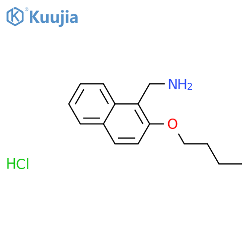 (2-Butoxy-1-naphthyl)methylamine Hydrochloride structure