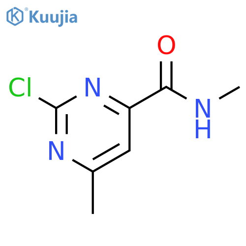 2-chloro-N,6-dimethylpyrimidine-4-carboxamide structure