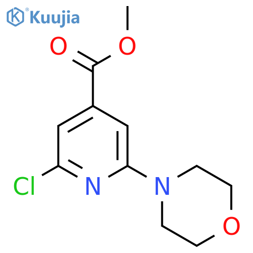 Methyl 2-chloro-6-morpholin-4-ylisonicotinate structure