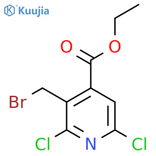 ethyl 3-(bromomethyl)-2,6-dichloropyridine-4-carboxylate structure