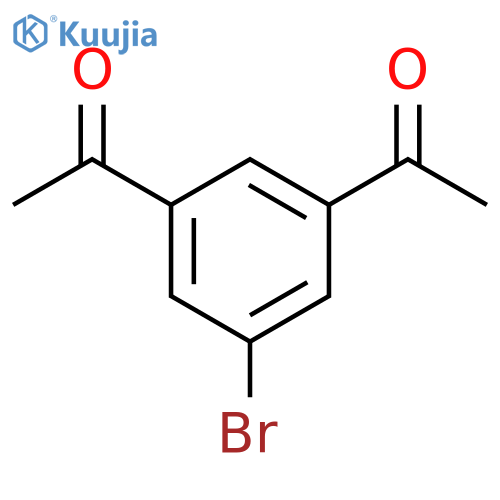 1,1'-(5-bromo-1,3-phenylene)diethanone structure