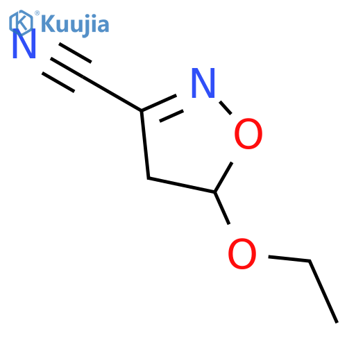 5-Ethoxy-4,5-dihydroisoxazole-3-carbonitrile structure