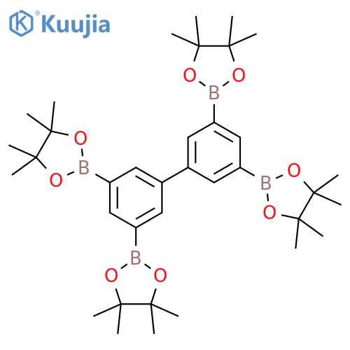 1,3,2-DIOXABOROLANE, 2,2',2'',2'''-[1,1'-BIPHENYL]-3,3',5,5'-TETRAYLTETRAKIS[4,4,5,5-TETRAMETHYL- structure