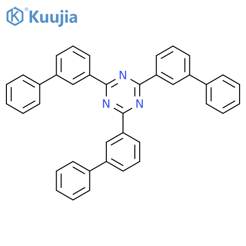 1,3,5-Triazine, 2,4,6-tris([1,1'-biphenyl]-3-yl)- structure