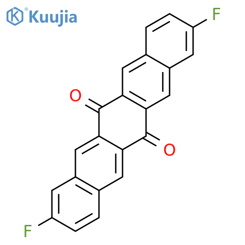 6,13-Pentacenedione, 2,9-difluoro- structure