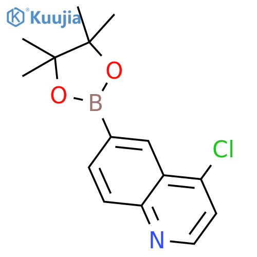 4-Chloroquinoline-6-boronic Acid Pinacol Ester structure