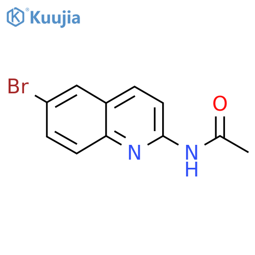 N-(6-bromoquinolin-2-yl)acetamide structure