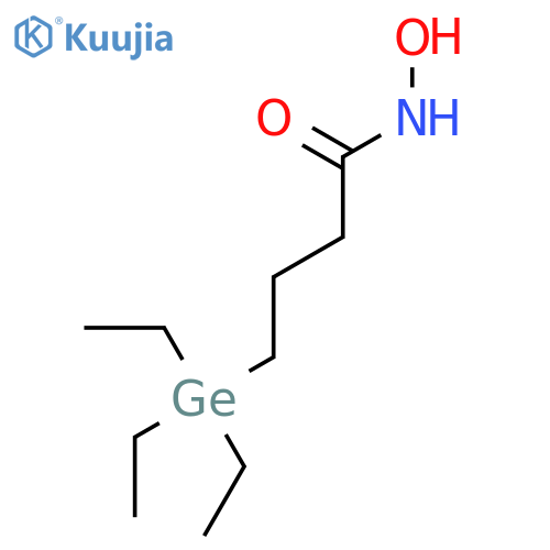Butanamide, N-hydroxy-4-(triethylgermyl)- structure