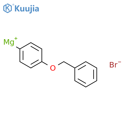 4-Benzyloxyphenylmagnesium bromide structure