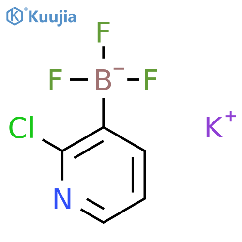 Potassium 2-chloropyridine-3-trifluoroborate structure