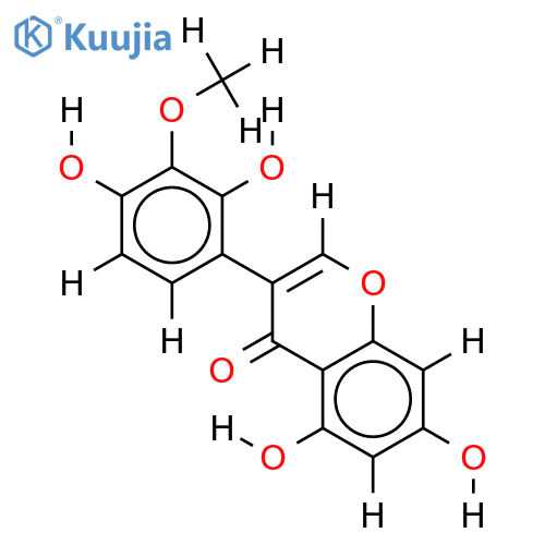 2'-hydroxy-3'-methoxygenistein structure