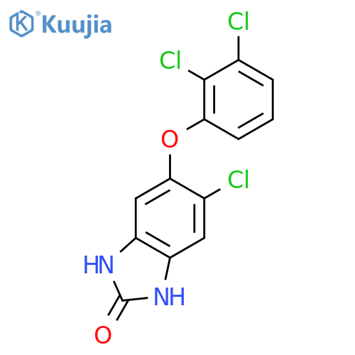 5-Chloro-6-(2,3-dichlorophenoxy)-1,3-dihydro-2H-benzimidazol-2-one structure